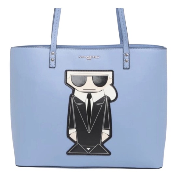 Karl Lagerfeld Paris Maybelle Leather Tote - Picture 1 of 6